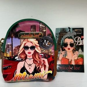 Nicole Lee Keychain Coin/Card Bag